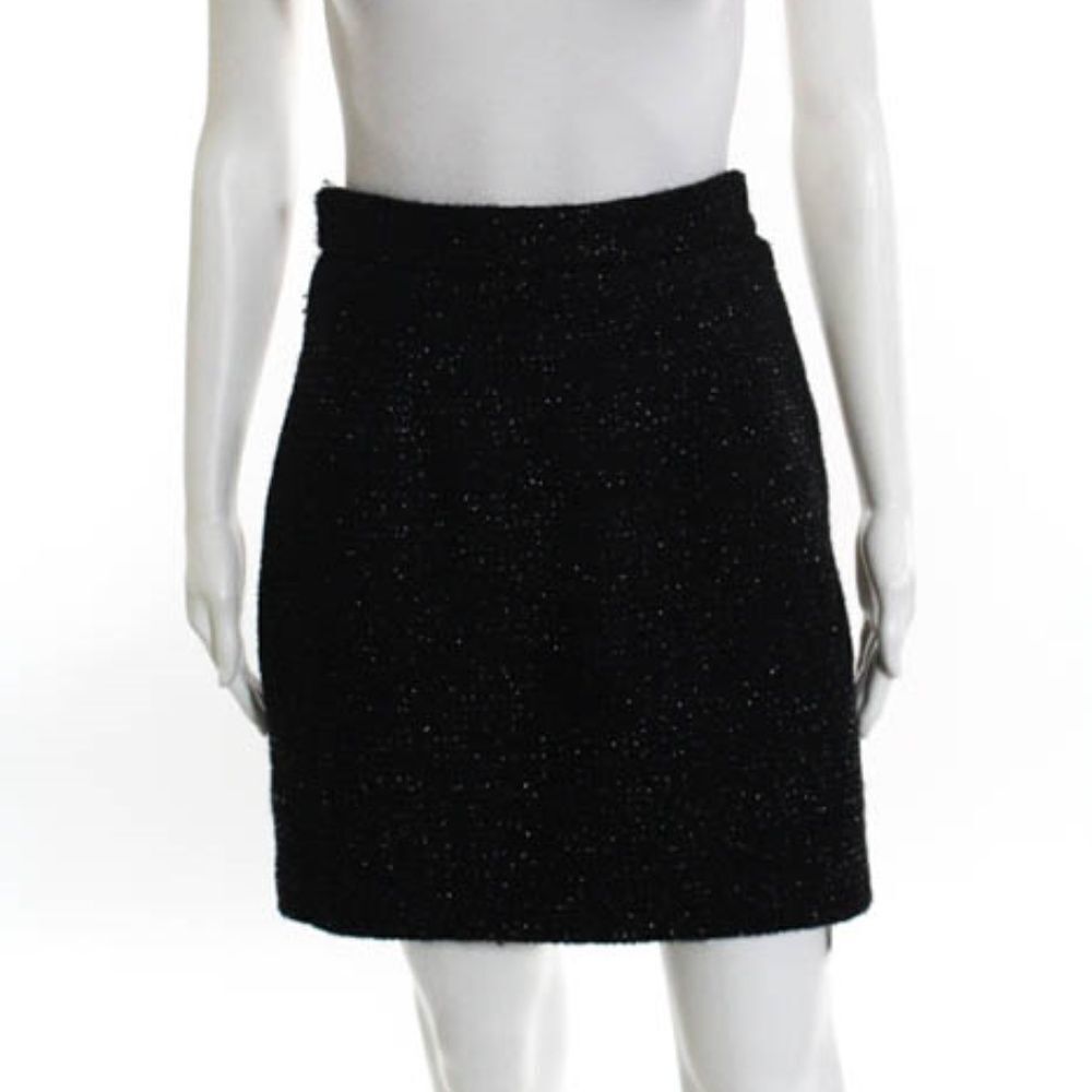 BB Dakota Black Sparkly Skirt Size 4